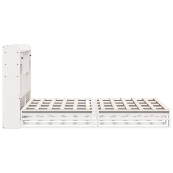 VXL8721158627506_g_en_hd_5.jpg vidaXL Posteľ s knižnicou bez matraca biela 150x200cm borovicový masív – Obrázok 7