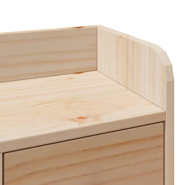 vidaXL Posteľ s knižnicou bez matraca 160x200 cm borovicový masív – Obrázok 10