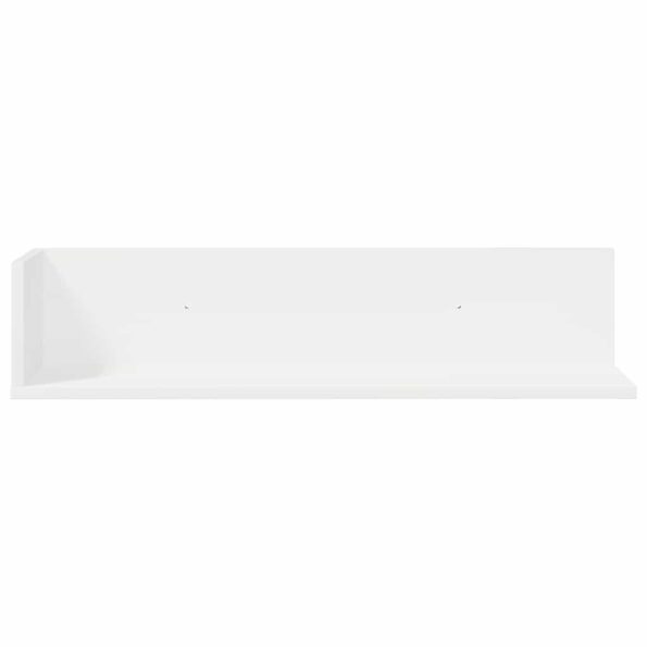 vidaXL Nástenné police 2 ks biele 60x11,5x18 cm kompozitné drevo – Obrázok 4