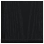 vidaXL Nástenné police 2 ks čierne 75x16,5x16,5 cm kompozitné drevo – Obrázok 6