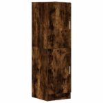 vidaXL Kuchynská skrinka tmavý dub 38x41,5x131,5 cm kompozitné drevo – Obrázok 2