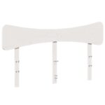 vidaXL Posteľ bez matraca biela 140x200 cm masívna borovica – Obrázok 6