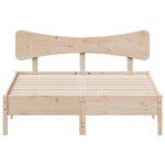 vidaXL Posteľ s matracom 120x200 cm borovicový masív – Obrázok 4