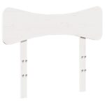 vidaXL Posteľ bez matraca biely 150x200 cm masívna borovica – Obrázok 6