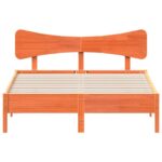 vidaXL Posteľ bez matraca voskovo hnedý 135x190 cm masívna borovica – Obrázok 4