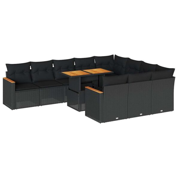 VXL8721158749703_a_en_hd_1.jpg vidaXL 11-dielna záhradná sedacia súprava vankúše polyratan akácia – Obrázok 2