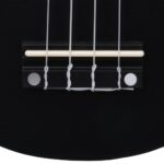 vidaXL Sopránové ukulele s taškou pre deti čierne 23" – Obrázok 10