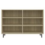 vidaXL Komoda, dub sonoma 103,5x35x70 cm, kompozitné drevo – Obrázok 4