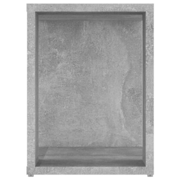 vidaXL TV skrinka lesklá betónová sivá 80x24x32 cm drevotrieska – Obrázok 6
