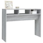 vidaXL Konzolový stolík sivý dub sonoma 105x30x80 cm spracované drevo – Obrázok 4