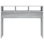 vidaXL Konzolový stolík sivý dub sonoma 105x30x80 cm spracované drevo – Obrázok 5