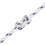 vidaXL Lodné lano biele 4 mm 25 m polypropylén – Obrázok 5