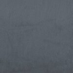 vidaXL Denná posteľ s rozkladacou posteľou tmavosivá 90x200 cm zamat – Obrázok 8