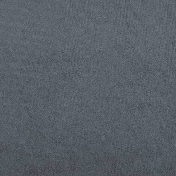 vidaXL Denná posteľ tmavosivá 90x200 cm zamat – Obrázok 7