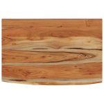 vidaXL Nástenná polica 50x30x3,8 cm obdĺžnik masívna akácia živá hrana – Obrázok 2