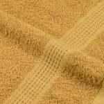 vidaXL Osušky 4 ks zlaté 100x150 cm 360 g/m2 100% bavlna – Obrázok 7
