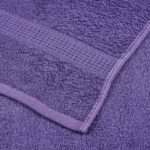 vidaXL Uteráky do sauny 10 ks fialová 80x200 cm 360 g/m2 100% bavlna – Obrázok 6