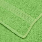vidaXL Saunové osušky FROGN 2 ks jablkovo zelené 80x200 cm 360 g/m² – Obrázok 6