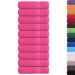 vidaXL Osušky do kúpeľne FROGN 10 ks ružové 100x150 cm 360 g/m² – Obrázok 2