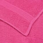 vidaXL Osušky do kúpeľne FROGN 10 ks ružové 100x150 cm 360 g/m² – Obrázok 6