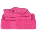 vidaXL Uteráky FROGN 10 ks ružové 100x200 cm 360 g/m² – Obrázok 8