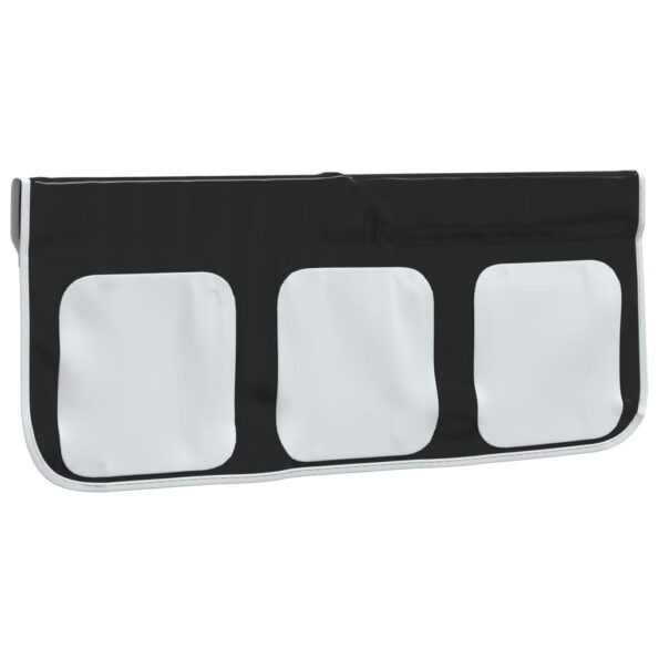 vidaXL Závesy pre poschodovú posteľ s vežou bielo-čierne polyester – Obrázok 11