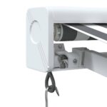 vidaXL Zaťahovacia markíza antracit a biela 3,5x2,5 m látka a hliník – Obrázok 6