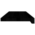 vidaXL Schodiskové stupne 8 ks tmavohnedá 70x25x2 cm dubový masív – Obrázok 5