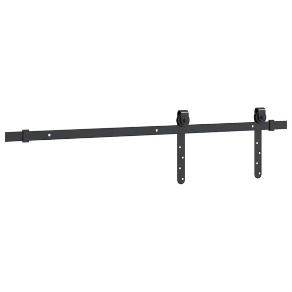 vidaXL Kovanie na posuvné dvere skrinky 91 cm uhlíková oceľ – Obrázok 7