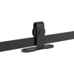 vidaXL Kovanie na posuvné dvere skrinky 213 cm uhlíková oceľ – Obrázok 9