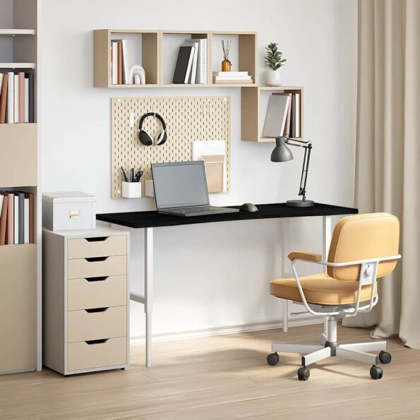 vidaXL Stolová doska tmavohnedá 140x50x2,5 cm dubový masív obdĺžnikový – Obrázok 3