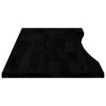 vidaXL Stolová doska tmavohnedá 140x50x2,5 cm dubový masív obdĺžnikový – Obrázok 6