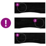 vidaXL Stolová doska tmavohnedá 140x50x2,5 cm dubový masív obdĺžnikový – Obrázok 7