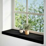 vidaXL Okenný parapet 2 ks tmavohnedá 90x25x2 cm dubový masív – Obrázok 2