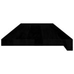vidaXL Okenný parapet 2 ks tmavohnedá 80x30x2 cm dubový masív – Obrázok 5