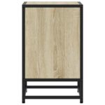 vidaXL Nočné stolíky 2 ks dub sonoma 40x31x50 cm kompozitné drevo+kov – Obrázok 7