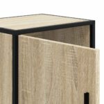 vidaXL Nočné stolíky 2 ks dub sonoma 40x31x50 cm kompozitné drevo+kov – Obrázok 11