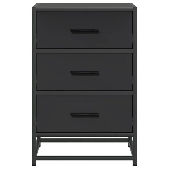 VXL8721102837784_g_en_hd_3.jpg vidaXL Nočná skrinka čierna 40x34,5x60 cm kompozitné drevo+kov – Obrázok 5