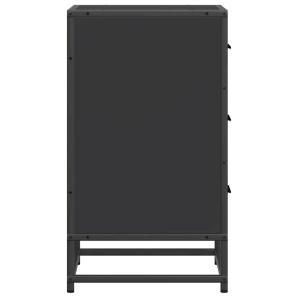 VXL8721102837784_g_en_hd_4.jpg vidaXL Nočná skrinka čierna 40x34,5x60 cm kompozitné drevo+kov – Obrázok 6