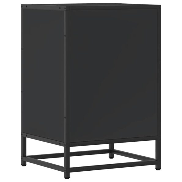 VXL8721102837784_g_en_hd_5.jpg vidaXL Nočná skrinka čierna 40x34,5x60 cm kompozitné drevo+kov – Obrázok 7
