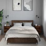 vidaXL Nástenné nočné stolíky 2 ks dymový dub 40x31x39,5 cm – Obrázok 3