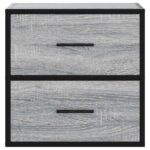 vidaXL Nástenný nočný stolík sivá sonoma 40x31x39,5 cm – Obrázok 5