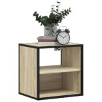 vidaXL Nástenný nočný stolík dub sonoma 40x31x39,5 cm – Obrázok 4