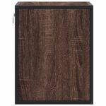 vidaXL Nástenný nočný stolík hnedý dub 40x31x39,5 cm – Obrázok 6