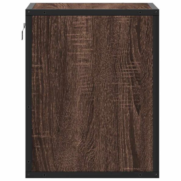 vidaXL Nástenný nočný stolík hnedý dub 40x31x39,5 cm – Obrázok 6