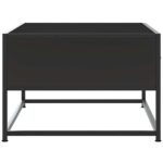 vidaXL Konferenčný stolík čierny 100x50x35 kompozitné drevo a kov – Obrázok 6