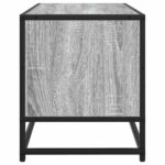 vidaXL TV skrinka sivá sonoma 100x34,5x40 cm kompozitné drevo a kov – Obrázok 5