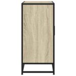 vidaXL Komoda dub sonoma 68x35x76 cm kompozitné drevo a kov – Obrázok 6