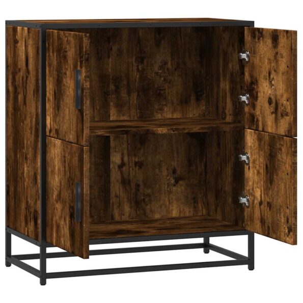 vidaXL Komoda dymový dub 68x35x76 cm kompozitné drevo – Obrázok 7