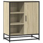 vidaXL Komoda dub sonoma 62x35x76 cm kompozitné drevo – Obrázok 2